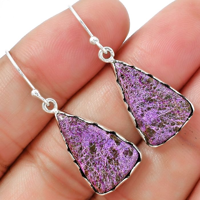 Purpurite Earrings SDE87418 E-1113, 13x20 mm