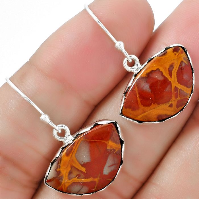 Noreena Jasper Earrings SDE87422 E-1113, 12x18 mm