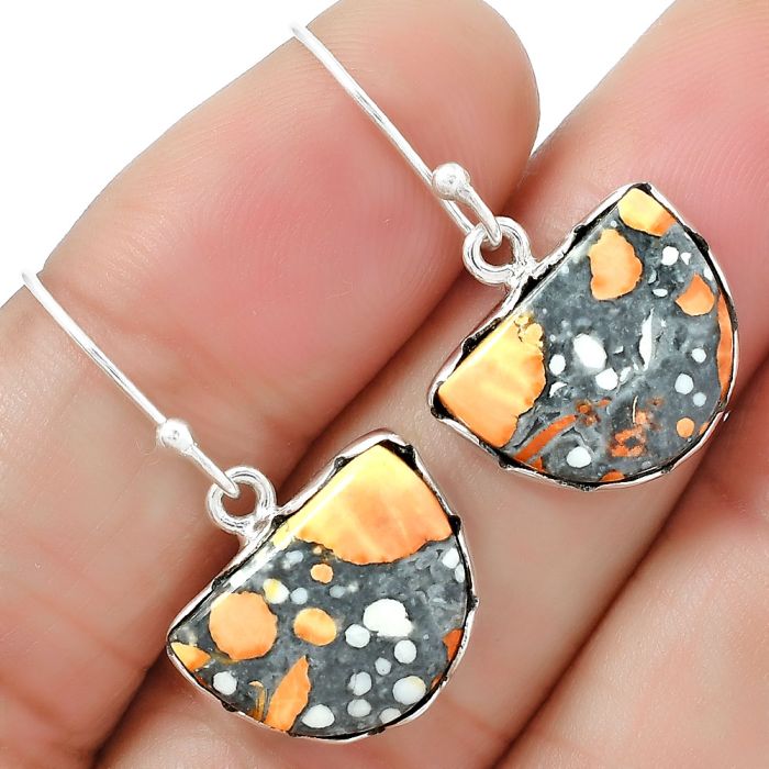 Maligano Jasper Earrings SDE87427 E-1113, 12x16 mm