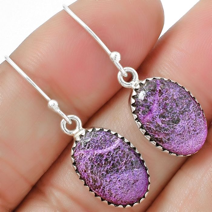 Purpurite Earrings SDE87460 E-1113, 10x14 mm