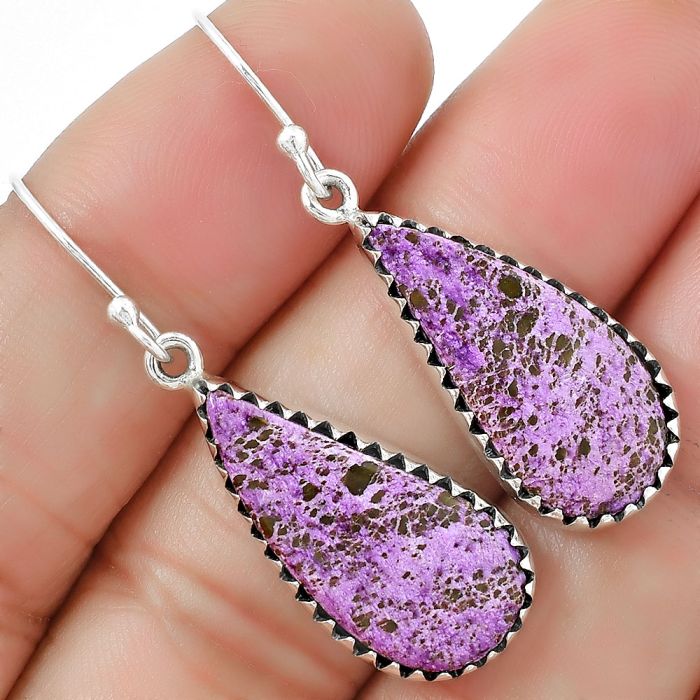 Purpurite Earrings SDE87465 E-1113, 11x23 mm