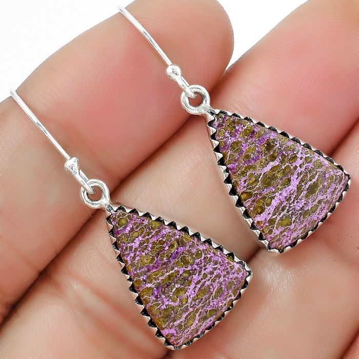 Purpurite Earrings SDE87470 E-1113, 13x18 mm