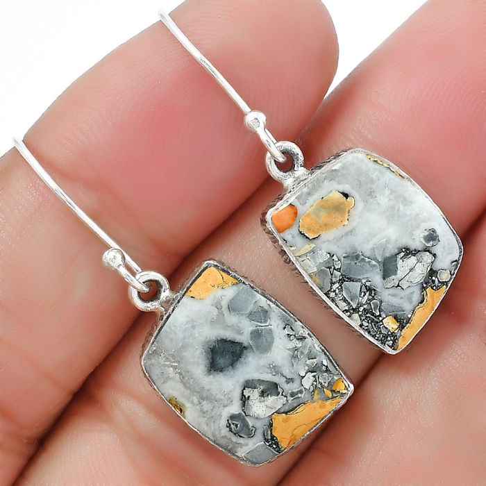 Maligano Jasper Earrings SDE87527 E-1001, 12x16 mm