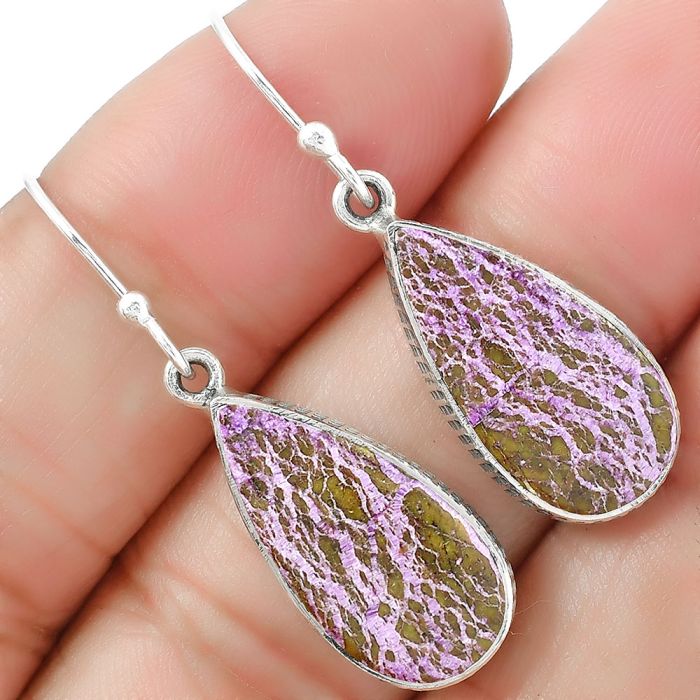 Purpurite Earrings SDE87574 E-1001, 10x20 mm