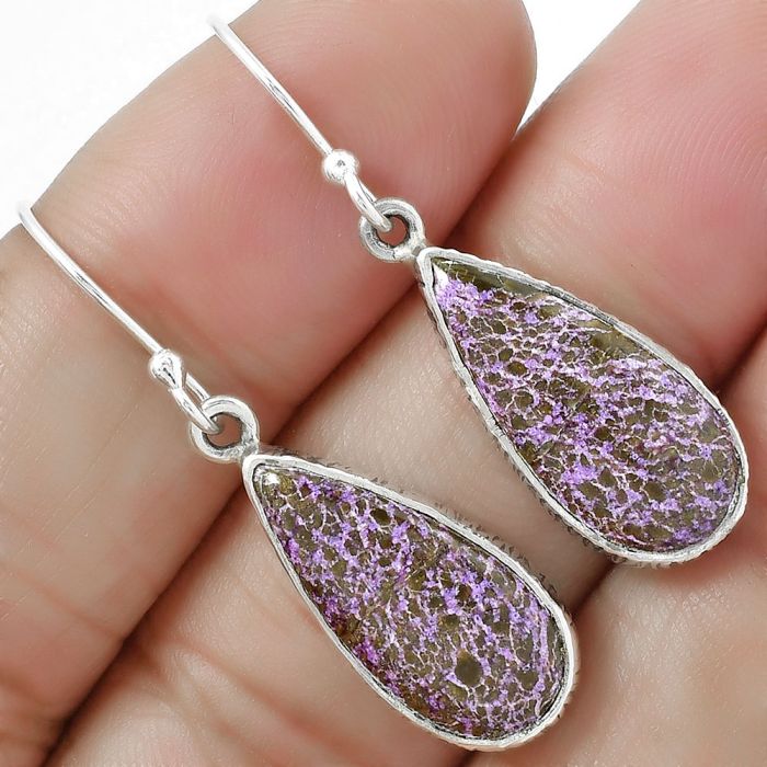 Purpurite Earrings SDE87598 E-1001, 9x20 mm