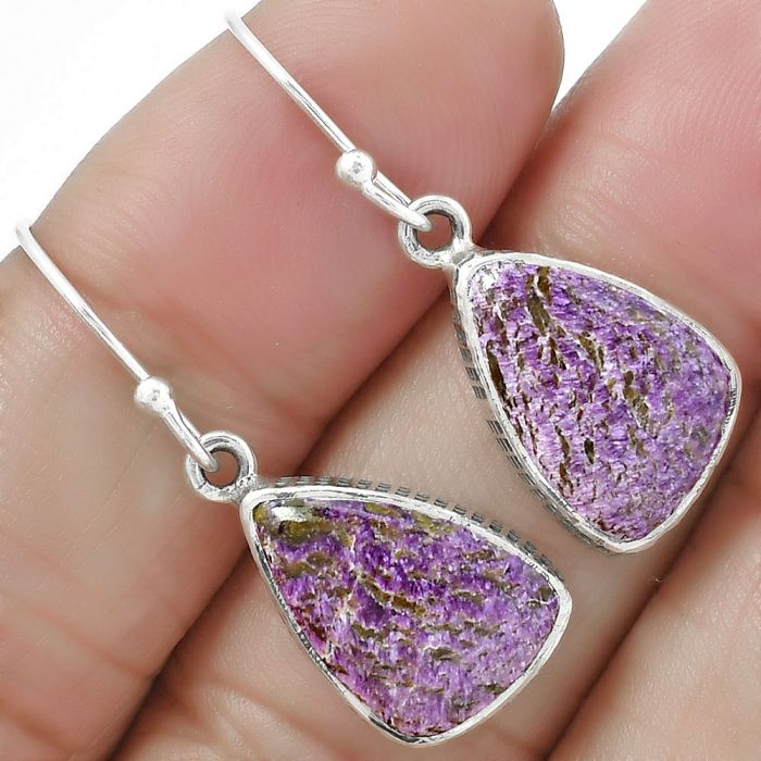 Purpurite Earrings SDE87622 E-1001, 10x15 mm