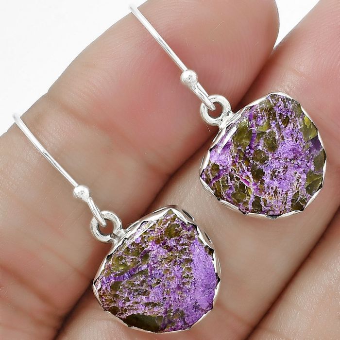 Purpurite Earrings SDE87645 E-1113, 12x13 mm