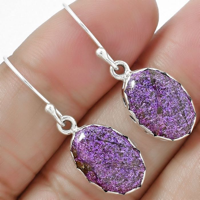 Purpurite Earrings SDE87658 E-1113, 10x15 mm