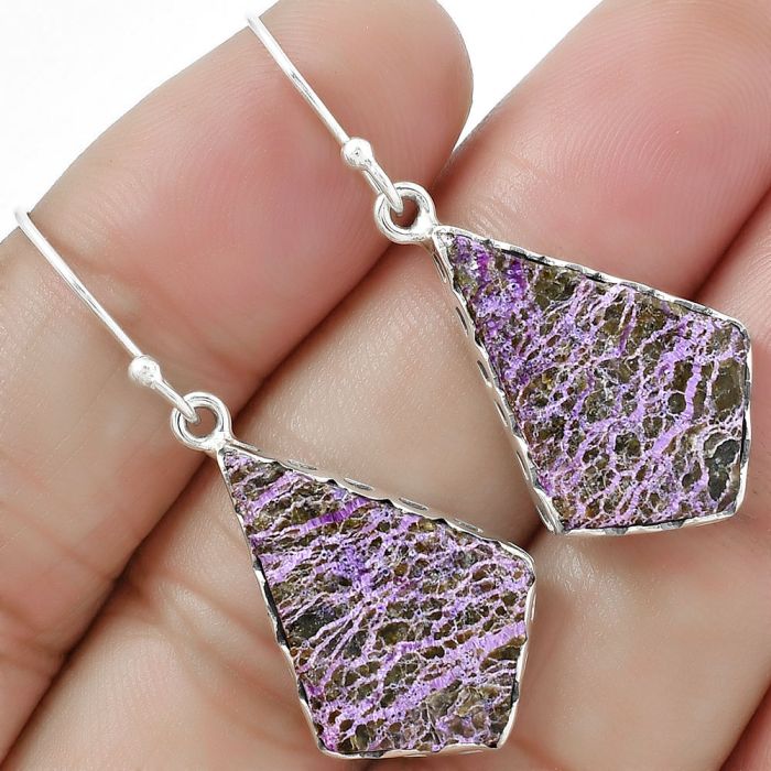 Purpurite Earrings SDE87659 E-1113, 15x22 mm