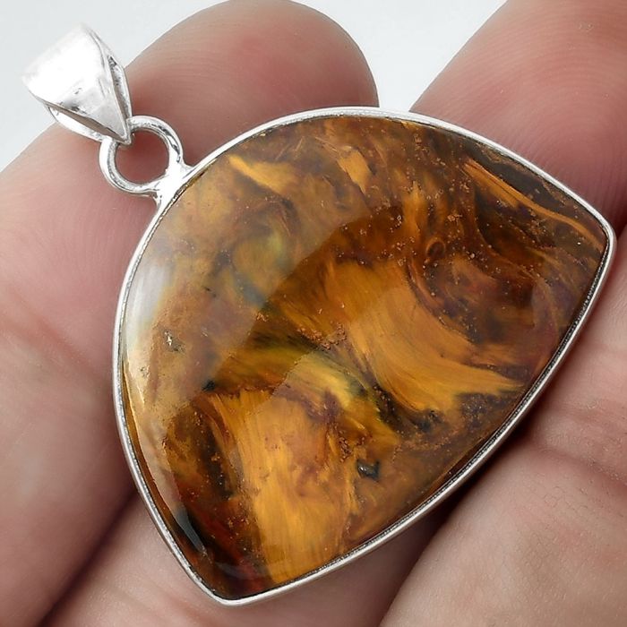 Natural Pietersite - Namibia Pendant SDP100275 P-1001, 22x29 mm