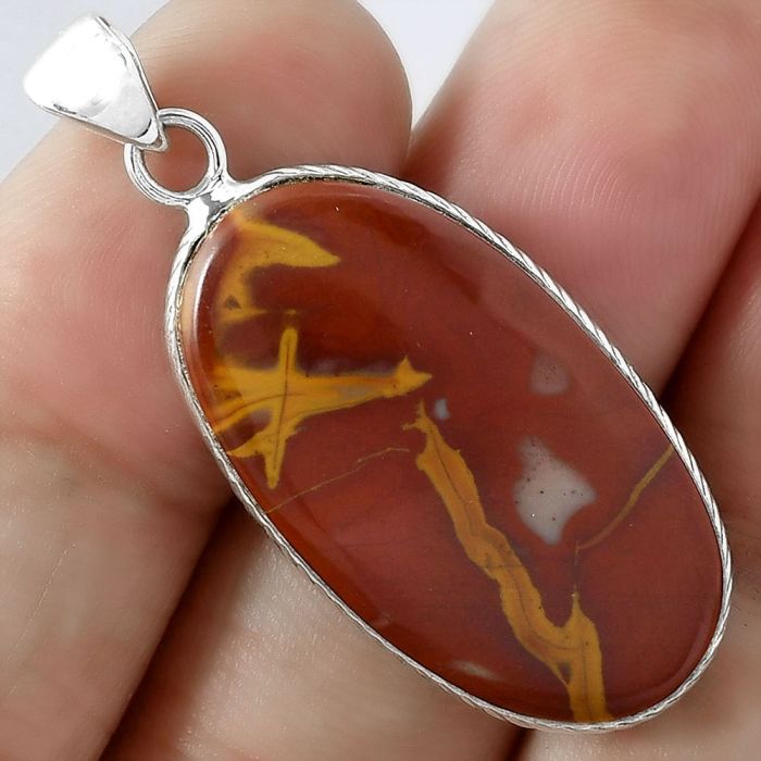 Natural Noreena Jasper Pendant SDP100990 P-1053, 17x30 mm