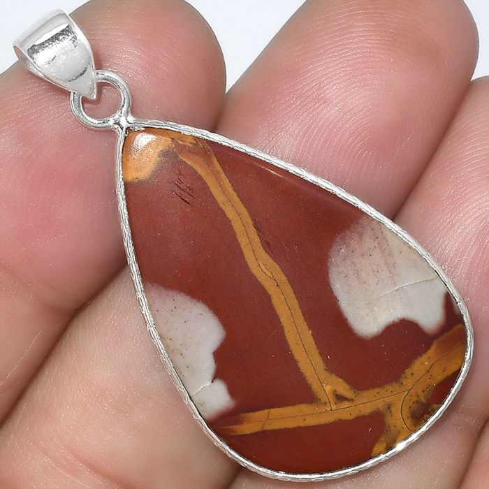 Natural Noreena Jasper Pendant SDP101198 P-1053, 20x32 mm