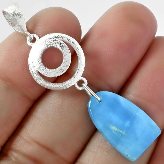 Natural Smithsonite Pendant SDP102102 P-1595, 12x19 mm