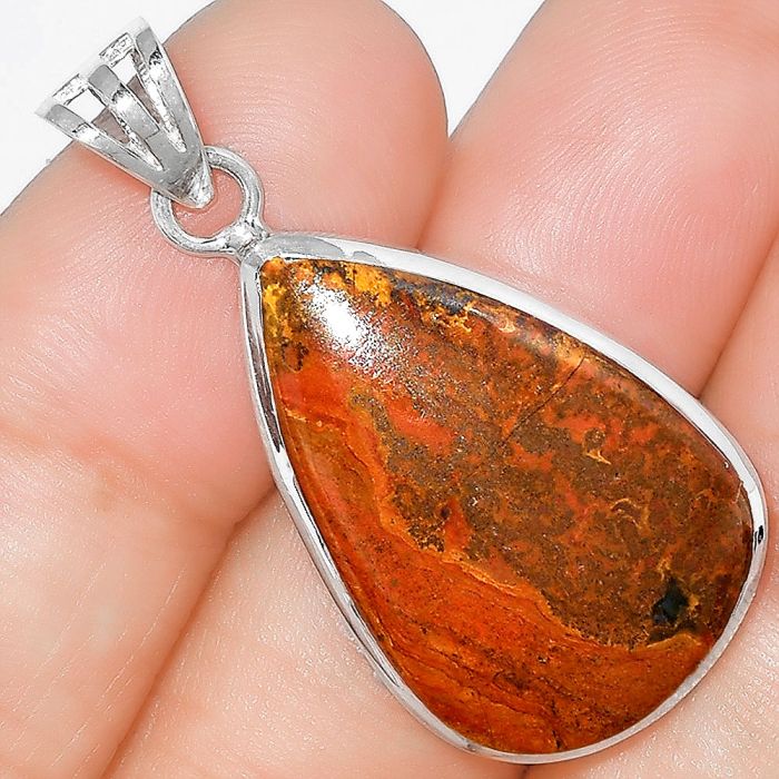 Natural Rare Cady Mountain Agate Pendant SDP102294 P-1002, 17x27 mm