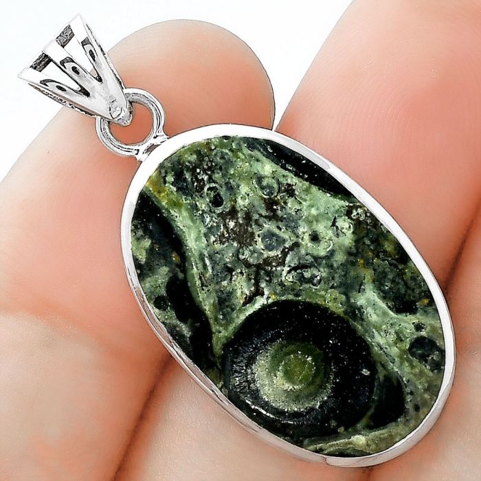 Natural Star Galaxy Jasper Pendant SDP102323 P-1002, 16x26 mm