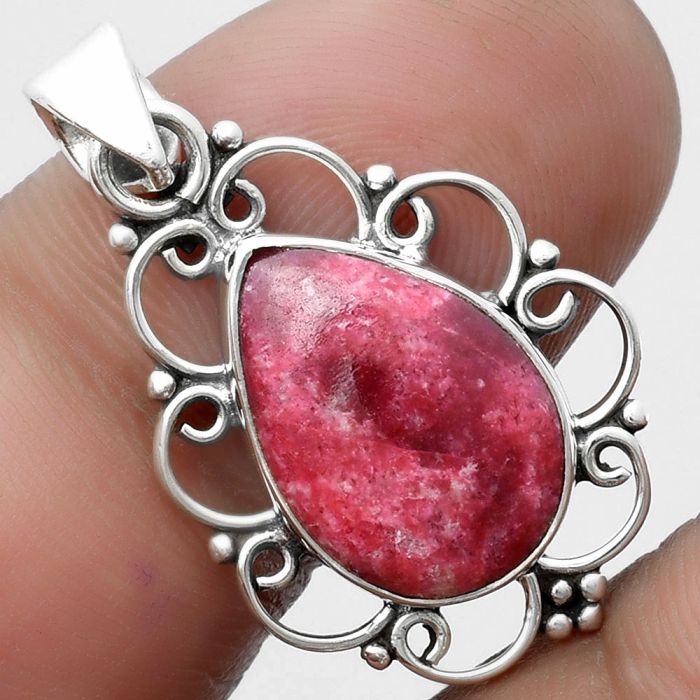 Natural Pink Thulite - Norway Pendant SDP103467 P-1699, 11x16 mm