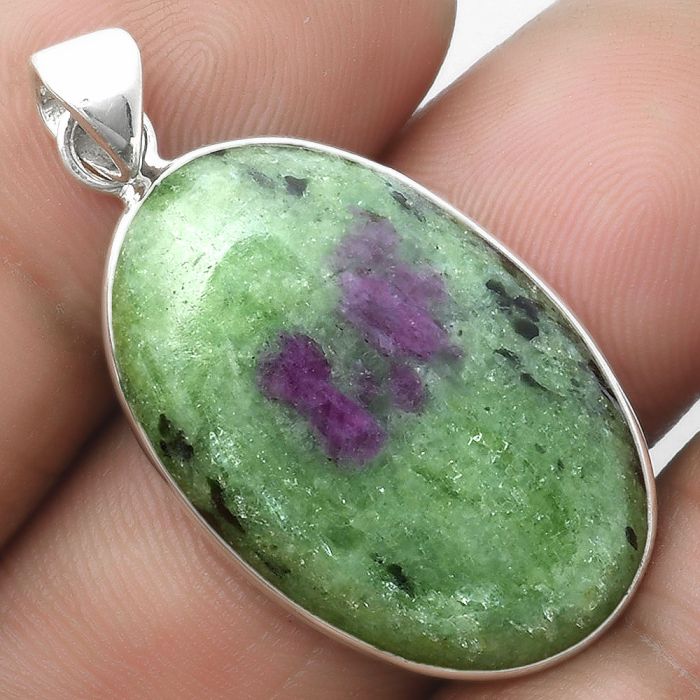 Natural Ruby Zoisite - Africa Pendant SDP103817 P-1001, 18x27 mm