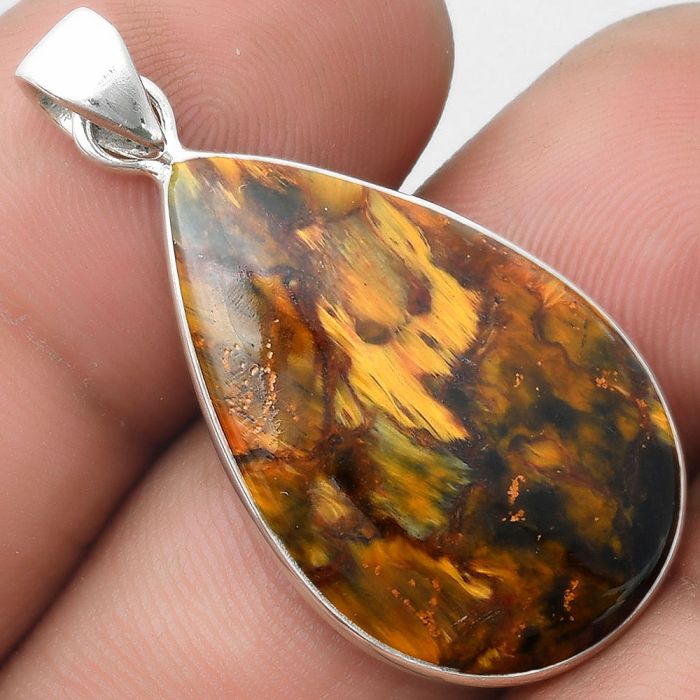 Natural Pietersite - Namibia Pendant SDP103968 P-1001, 17x27 mm