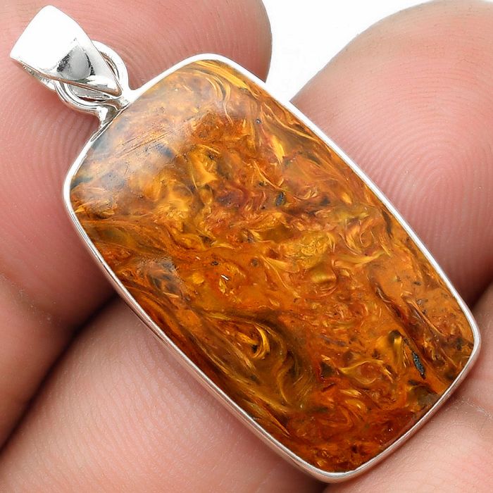 Natural Pietersite - Namibia Pendant SDP104024 P-1001, 15x26 mm