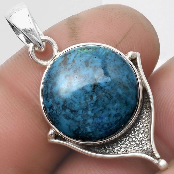 Natural Shattuckite - USA Pendant SDP104755 P-1393, 16x16 mm