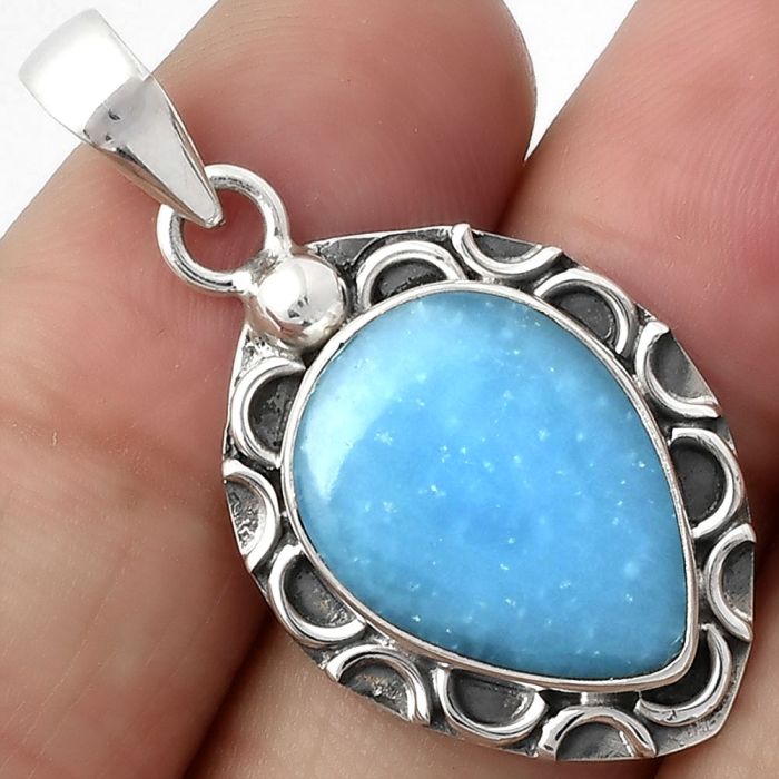 Natural Smithsonite Pendant SDP104879 P-1242, 14x18 mm