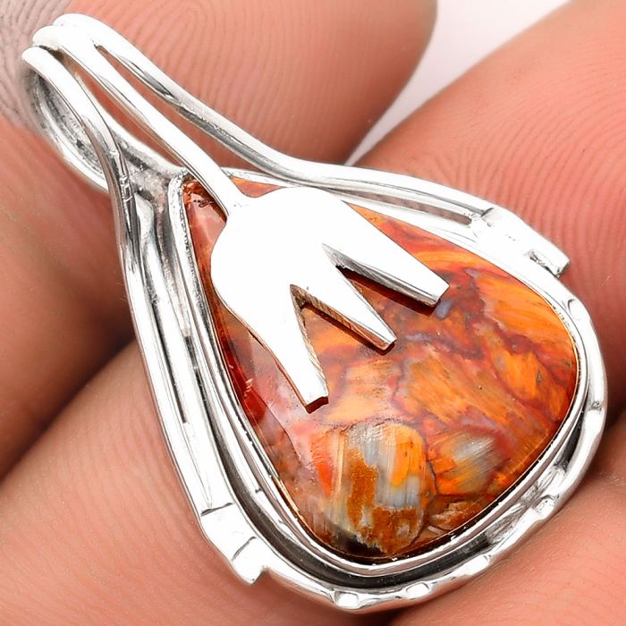 Natural Pietersite - Namibia Pendant SDP106102 P-1642, 15x20 mm