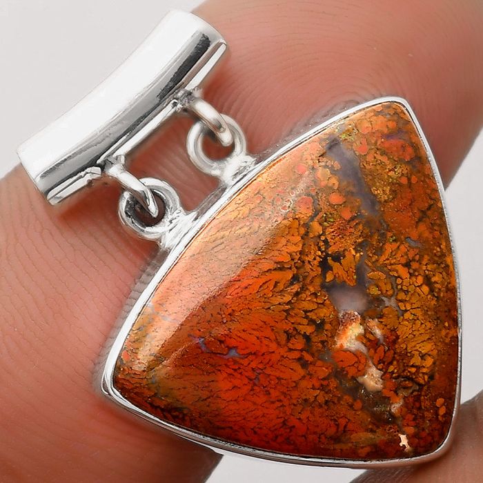 Natural Rare Cady Mountain Agate Pendant SDP106184 P-1198, 19x23 mm