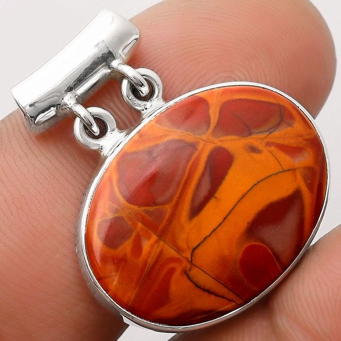 Natural Noreena Jasper Pendant SDP106200 P-1198, 17x23 mm