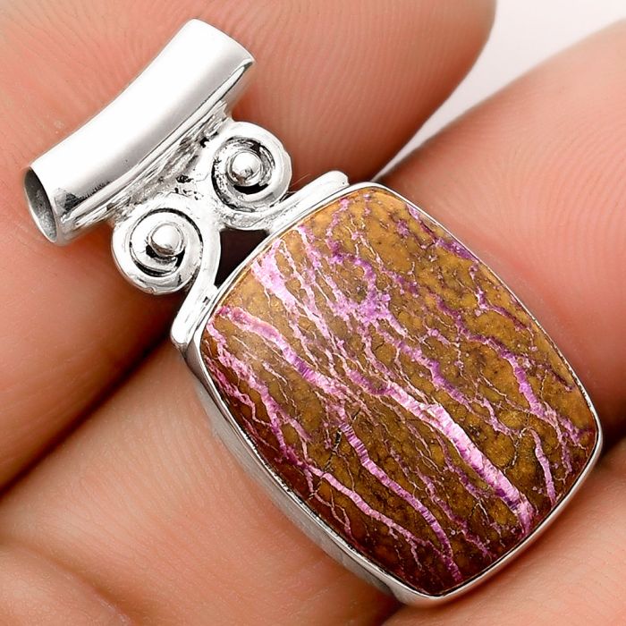 Natural Purpurite - South Africa Pendant SDP106394 P-1597, 15x19 mm