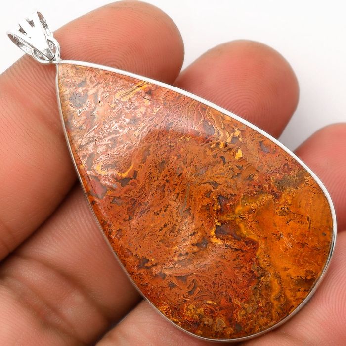 Natural Rare Cady Mountain Agate Pendant SDP106416 P-1001, 29x49 mm