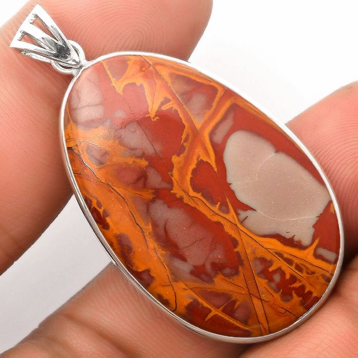 Natural Noreena Jasper Pendant SDP106476 P-1001, 24x38 mm