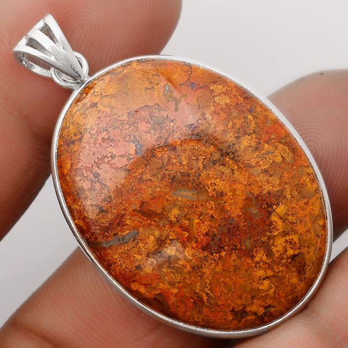 Natural Rare Cady Mountain Agate Pendant SDP106528 P-1001, 25x33 mm