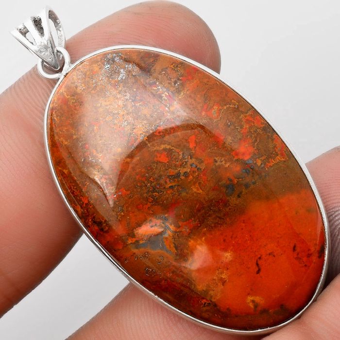 Natural Rare Cady Mountain Agate Pendant SDP106575 P-1001, 20x41 mm