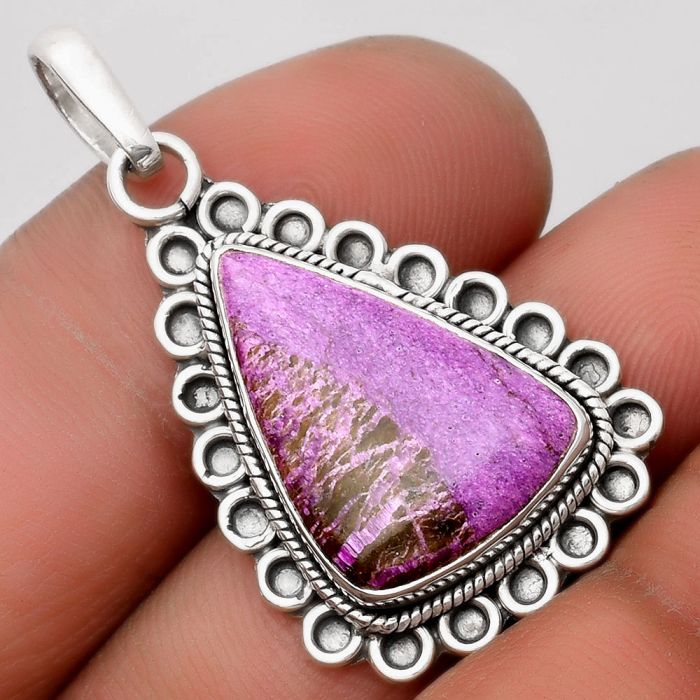 Natural Purpurite - South Africa Pendant SDP106994 P-1214, 13x19 mm