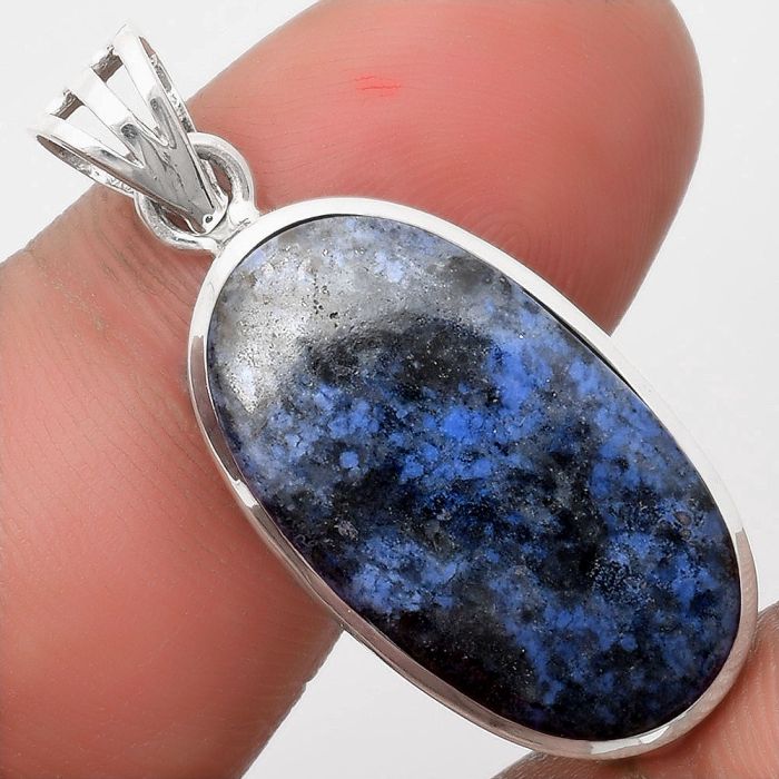 Natural Dumortierite Quartz Pendant SDP108084 P-1002, 13x24 mm