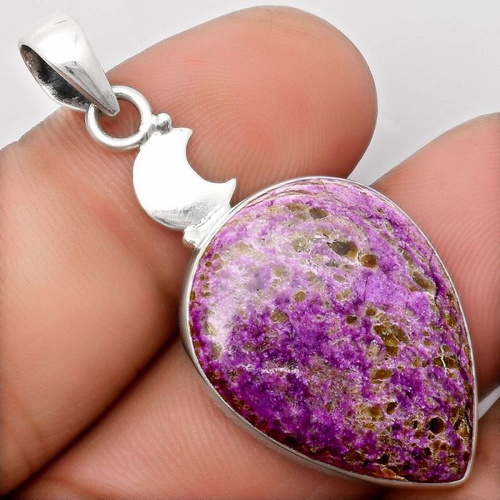 Natural Purpurite - South Africa Pendant SDP108154 P-1368, 19x26 mm