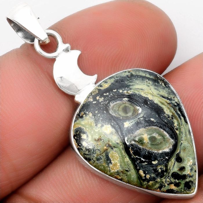 Natural Star Galaxy Jasper Pendant SDP108162 P-1368, 20x25 mm