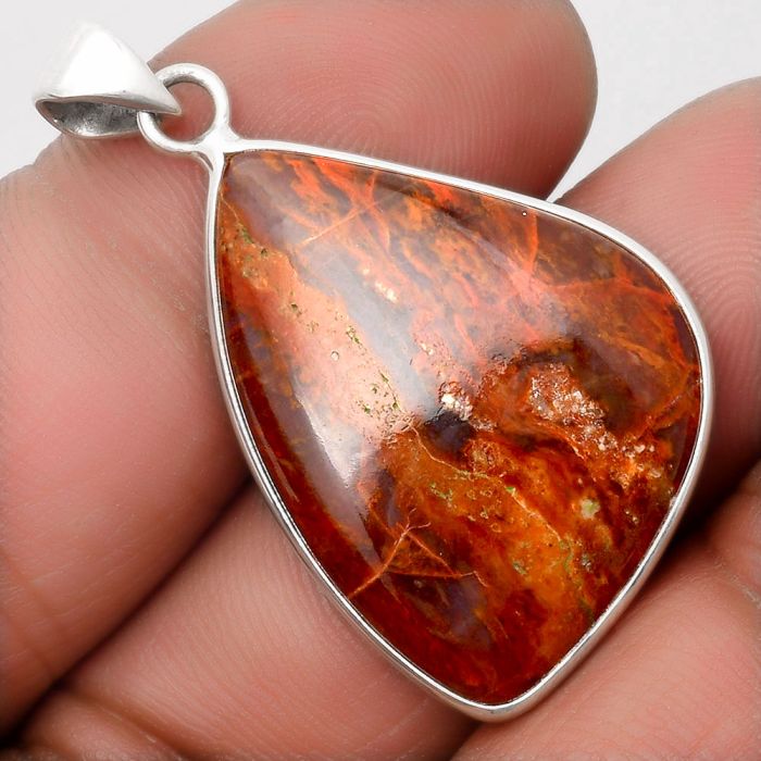 Natural Rare Cady Mountain Agate Pendant SDP108269 P-1001, 21x29 mm