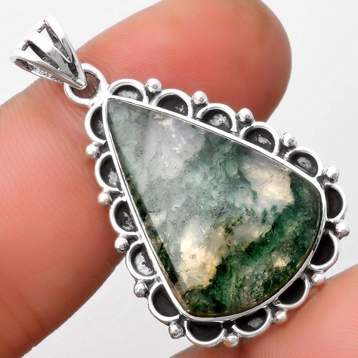 Natural Green Aventurine Pendant SDP109031 P-1080, 18x26 mm