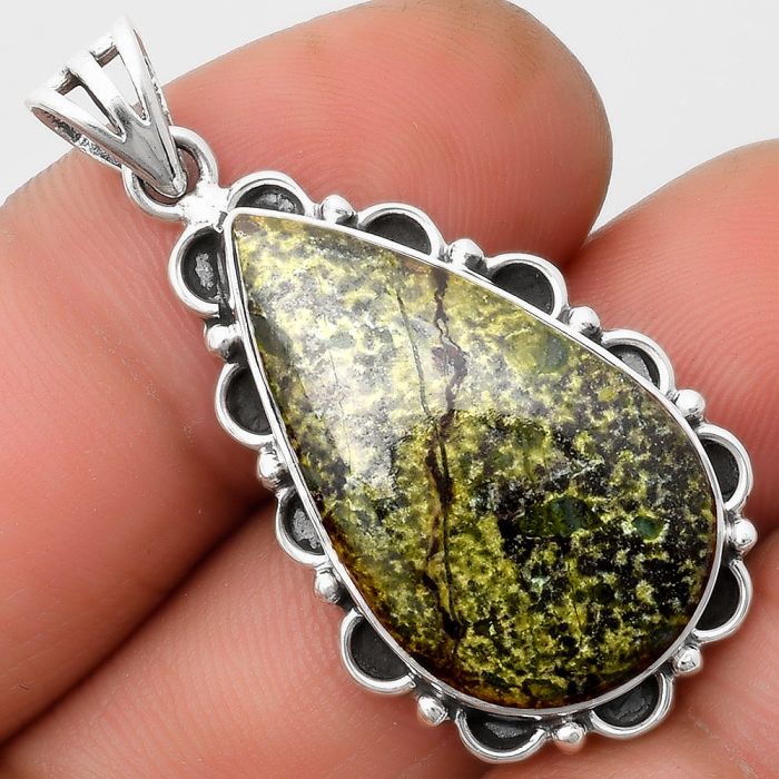 Dragon Blood Stone - South Africa Pendant SDP109040 P-1080, 16x27 mm