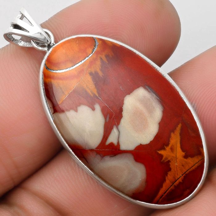 Natural Noreena Jasper Pendant SDP109170 P-1001, 20x34 mm