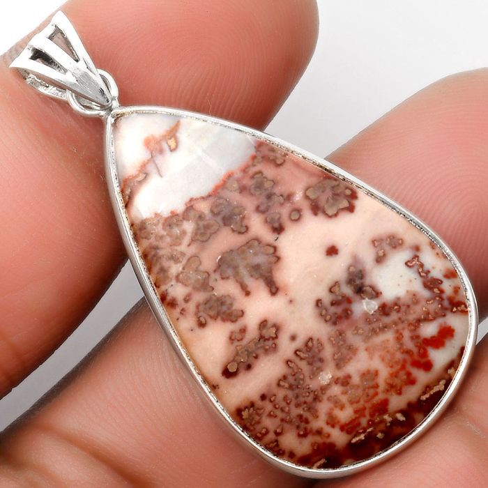 Natural Coffee Bean Jasper Pendant SDP109202 P-1001, 21x35 mm