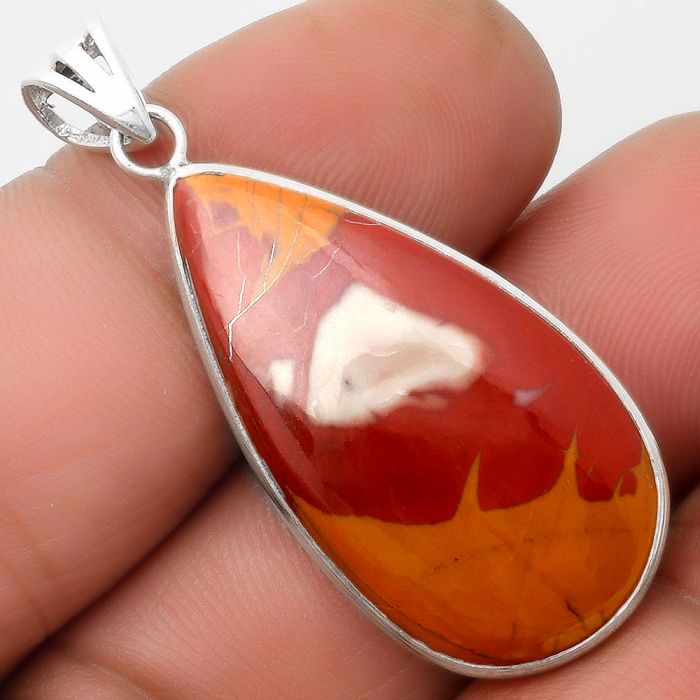 Natural Noreena Jasper Pendant SDP109236 P-1001, 17x32 mm