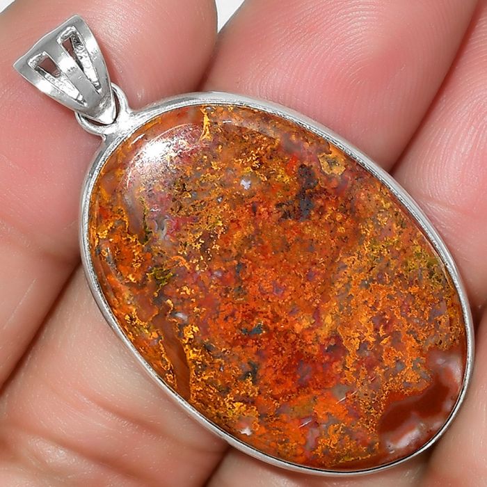 Natural Rare Cady Mountain Agate Pendant SDP109444 P-1001, 22x34 mm