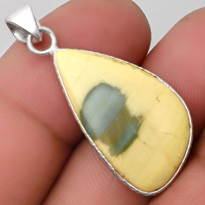 Natural Imperial Jasper - Mexico Pendant SDP110652 P-1053, 15x26 mm