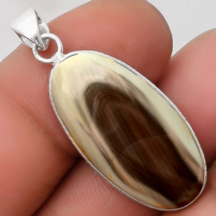 Natural Imperial Jasper - Mexico Pendant SDP110697 P-1053, 14x28 mm