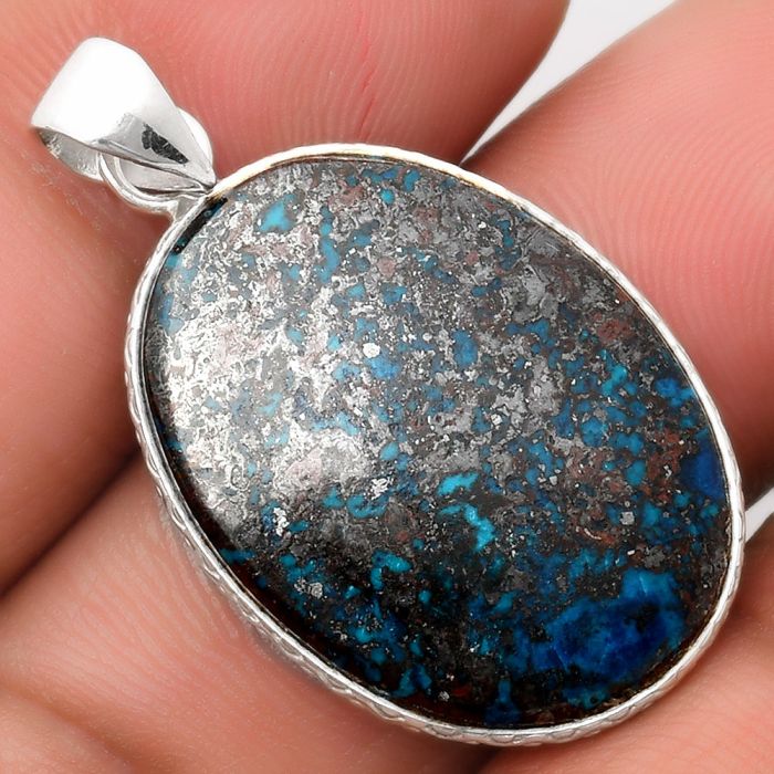 Natural Shattuckite - USA Pendant SDP110808 P-1053, 20x26 mm