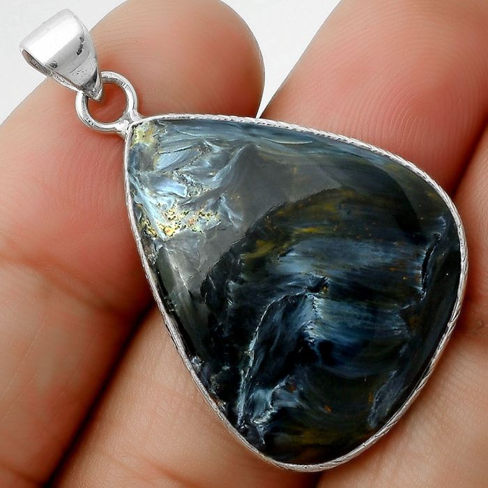 Natural Pietersite - Namibia Pendant SDP111234 P-1053, 22x28 mm