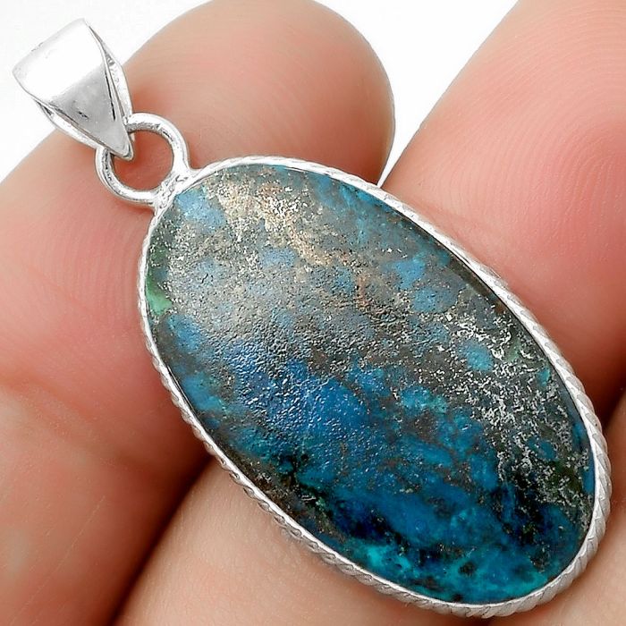 Natural Shattuckite - USA Pendant SDP111288 P-1053, 15x26 mm