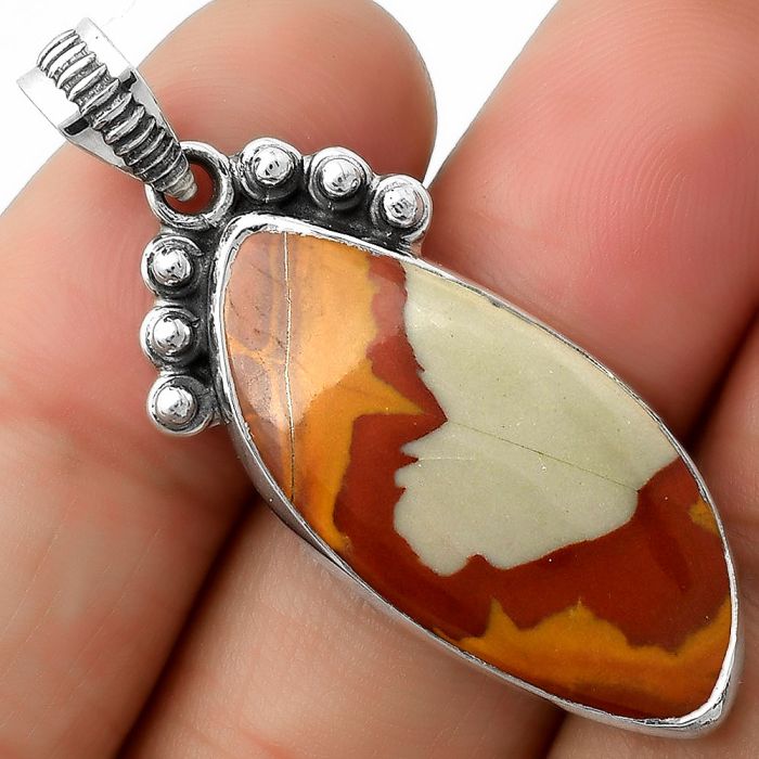 Natural Noreena Jasper Pendant SDP112092 P-1087, 14x29 mm